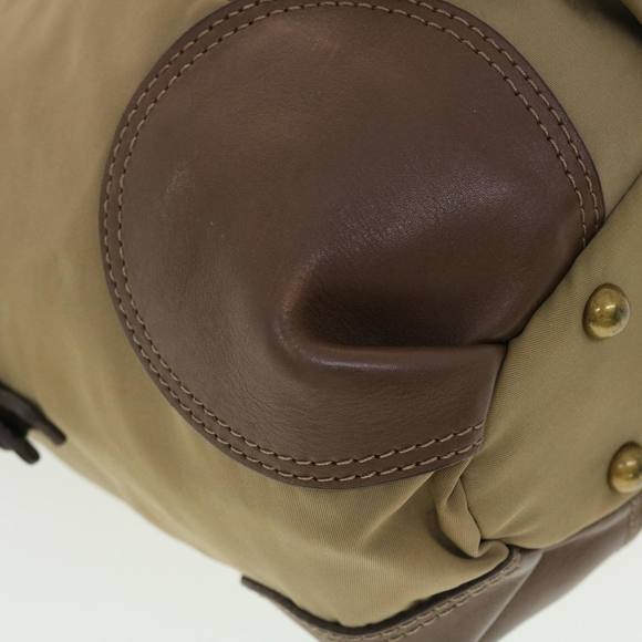 BURBERRY Hand Bag Nylon Khaki Auth 39395 - Picture 14 of 16